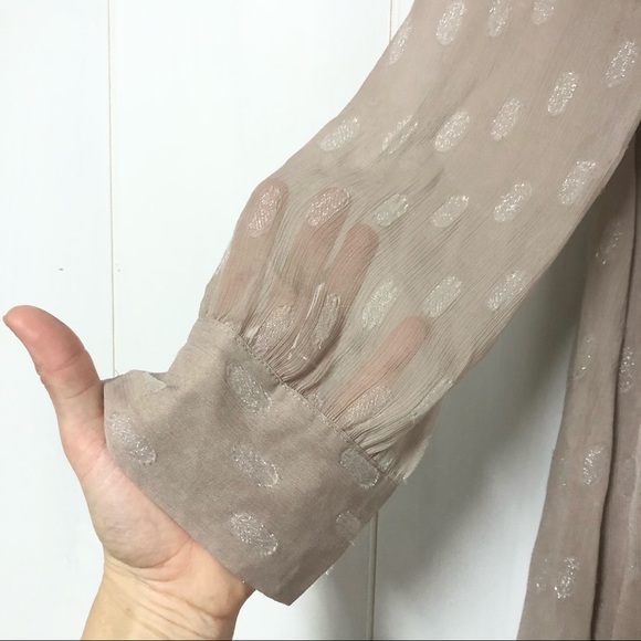 BB Dakota Mauve Long Sleeve Dress Size S NWOT - Picture 4 of 11